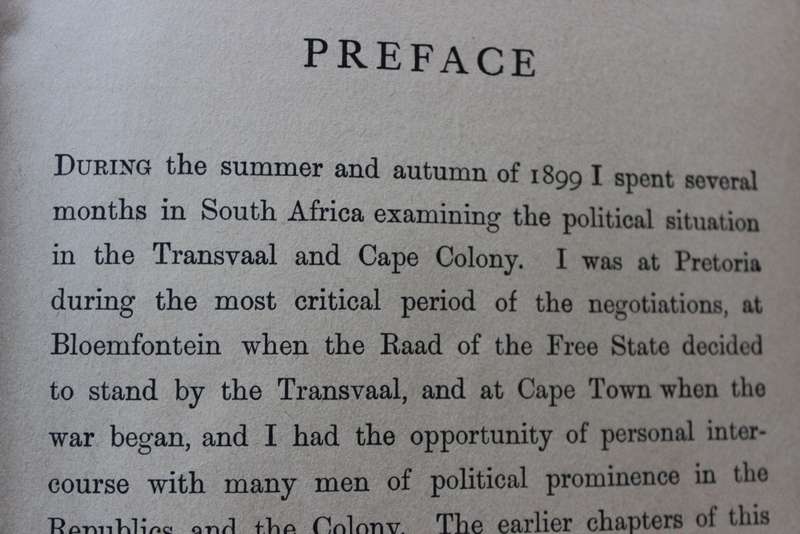 THE WAR IN SOUTH AFRICA. Its Causes and Effects. J.A. Hobson (Anglo-Boer War)   (P)