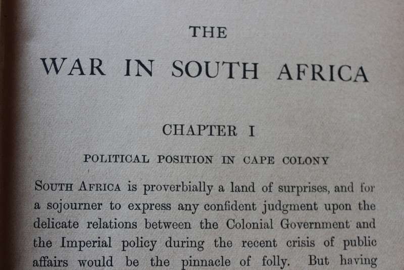 THE WAR IN SOUTH AFRICA. Its Causes and Effects. J.A. Hobson (Anglo-Boer War)   (P)