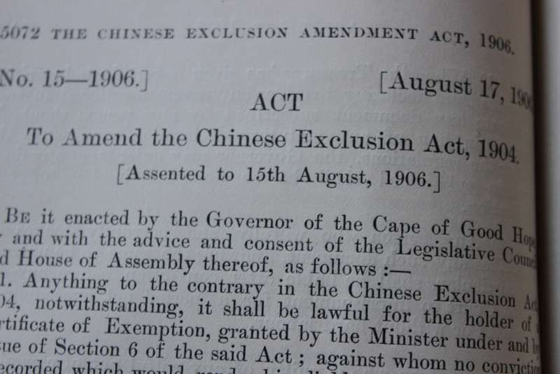 COLONY OF THE CAPE OF GOOD HOPE. Acts of Parliament. Session of 1906.   (P)