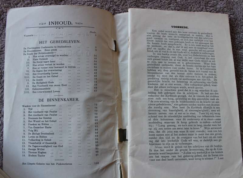 HET GEBEDSLEVEN EN DE BINNENKAMER door Dr. Andrew Murray (1912).    (P)