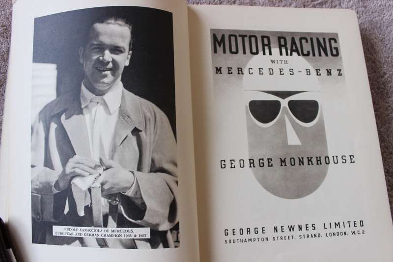 MOTOR RACING WITH MERCEDES-BENZ  by George Monkhouse