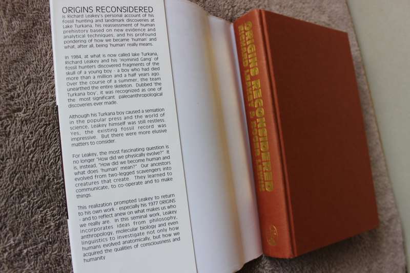 ORIGINS RECONSIDERED  by Richard Leakey & Roger Lewin