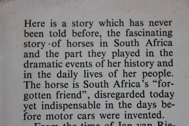 SAGA OF THE SOUTH AFRICAN HORSE  by Daphne Child
