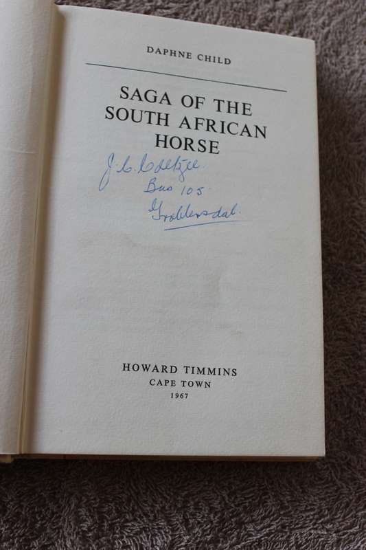 SAGA OF THE SOUTH AFRICAN HORSE  by Daphne Child