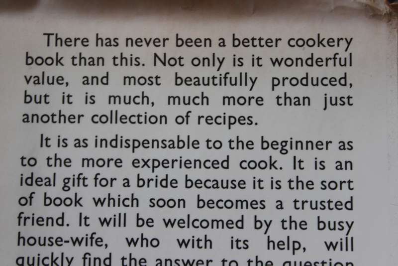 WOMAN`S OWN COOK BOOK  Published 1965 by George Newnes Ltd.