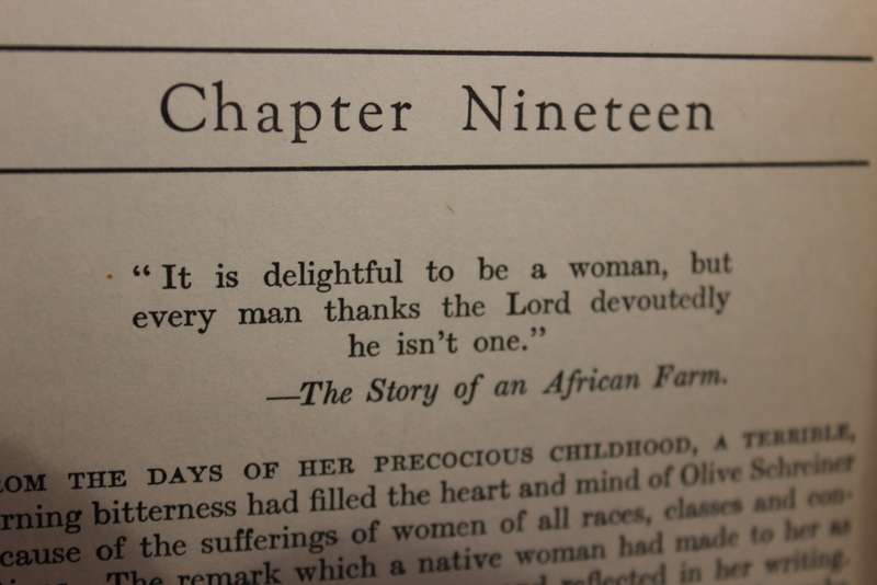 NOT WITHOUT HONOUR by Vera Buchanan-Gould. (Life and Writings of Olive Schreiner)