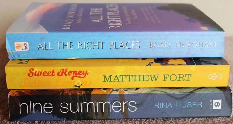 ALL THE RIGHT PLACES by B. Newsham. SWEET HONEY, BITTER LEMONS by M. Fort. NINE SUMMERS -Rina Huber.