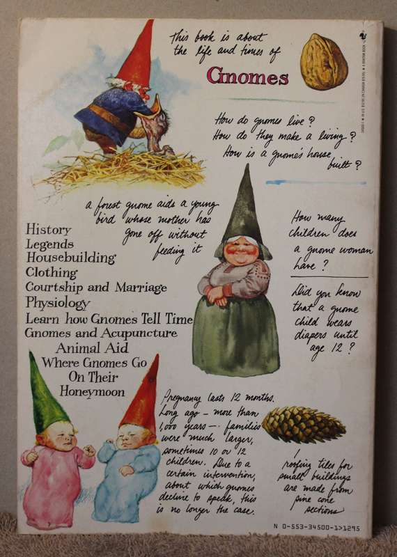 GNOMES. Text by Wil Huygen. Illustrated by Rien Poortvliet.