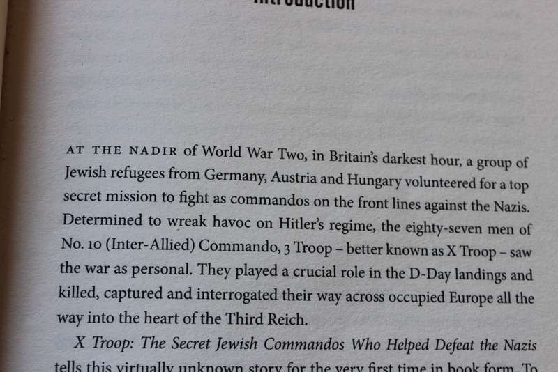 X TROOP: THE SECRET JEWISH COMMANDOS WHO HELPED DEFEAT THE NAZIS  by Leah Garrett