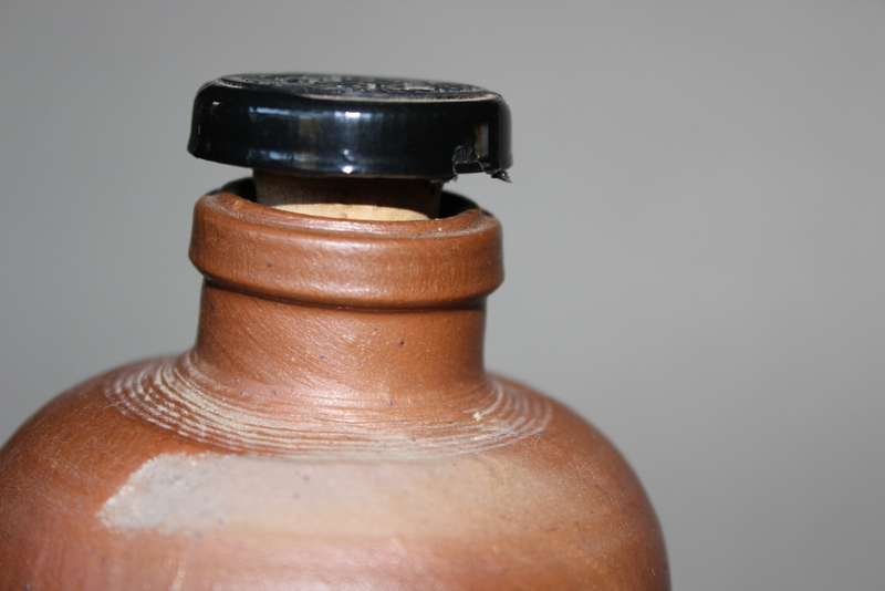 VINTAGE ERVEN LUCAS BOLLS CLAY BOTTLE  750 ml (empty)