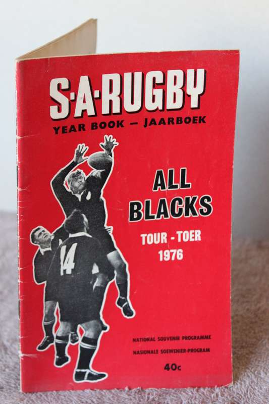 S. A. RUGBY YEARBOOK / JAARBOEK  All Blacks Tour / Toer 1976