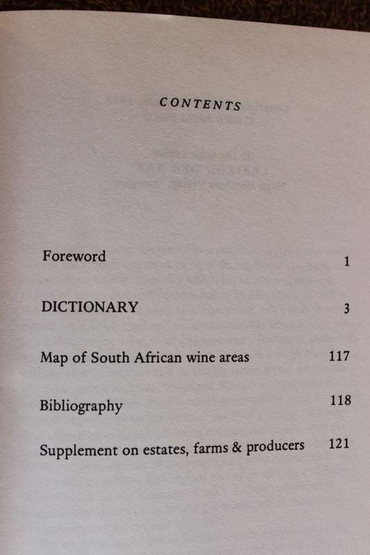 THE SOUTH AFRICAN WINE DICTIONARY. E.H. Bolsmann.   (W)