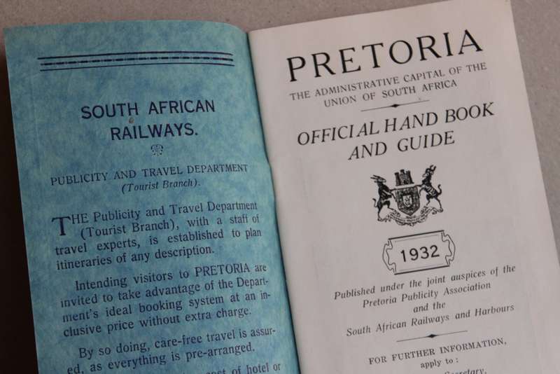 PRETORIA. Official Hand Book and Guide. 1932.  (W)