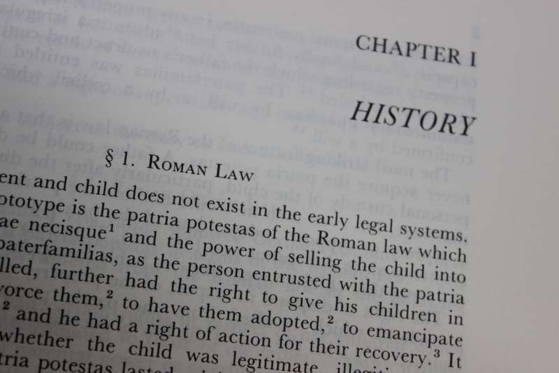 LAW OF PARENT AND CHILD. Erwin Spiro. Fourth Edition.   (W)