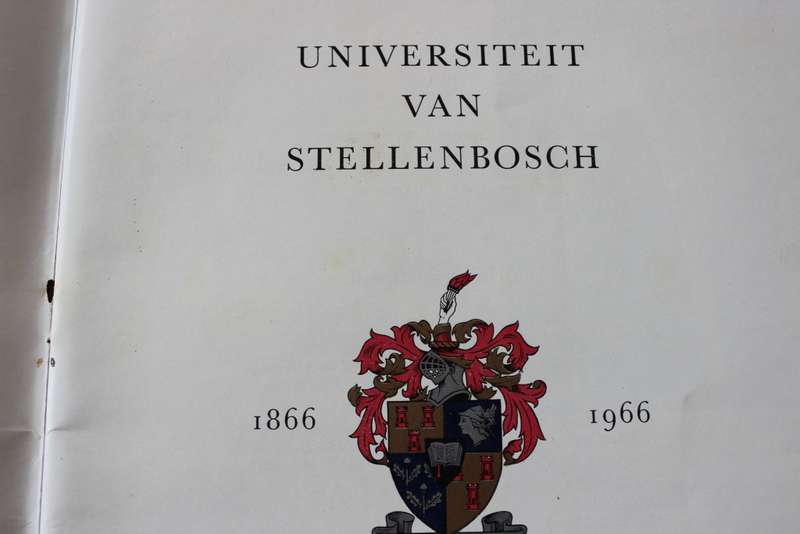 UNIVERSITEIT VAN STELLENBOSCH 1866-1966. Eeufeesfonds.   (P)