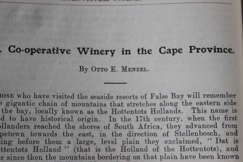 THE AGRICULTURAL JOURNAL OF THE UNION OF SOUTH AFRICA. Vol. 1. March, 1911. No.2.   (P)