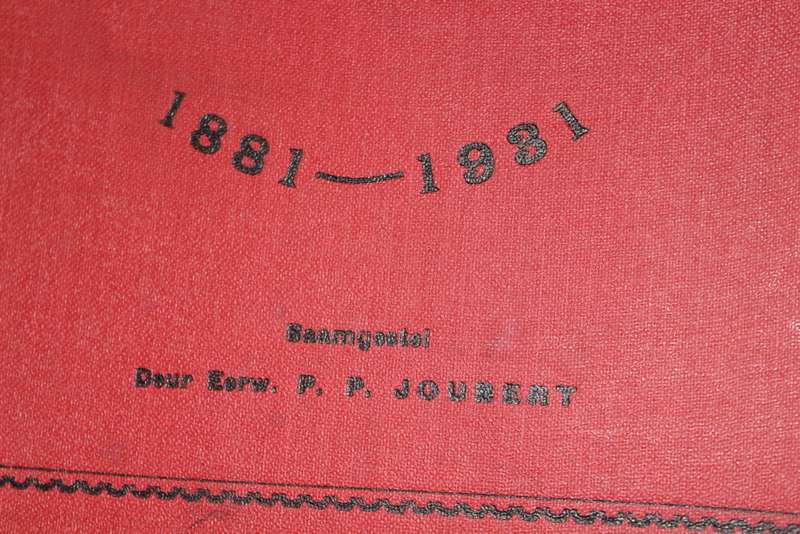 NA VYFTIG JAAR 1881-1931. Eerwaarde P.P. Joubert. (Jubileum-gedenkboek Ned. Geref. Sendingkerk)  (P)