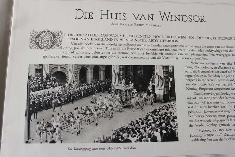 DIE HUIS VAN WINDSOR. Koninklike besoek aan Suid-Afrika 1947.    (P)