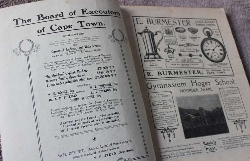 HISTORISCH ALBUM van de Nederduitsche Gereformeerde Kerk in Zuid Afrika 1910. Eerw. A. Dreyer.  (P)