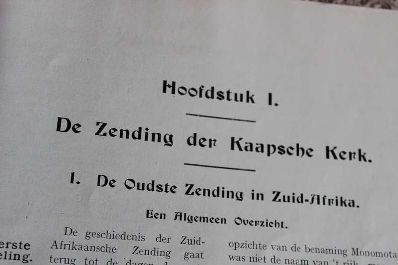 HISTORISCH ALBUM van de Nederduitsche Gereformeerde Kerk in Zuid Afrika 1910. Eerw. A. Dreyer.  (P)