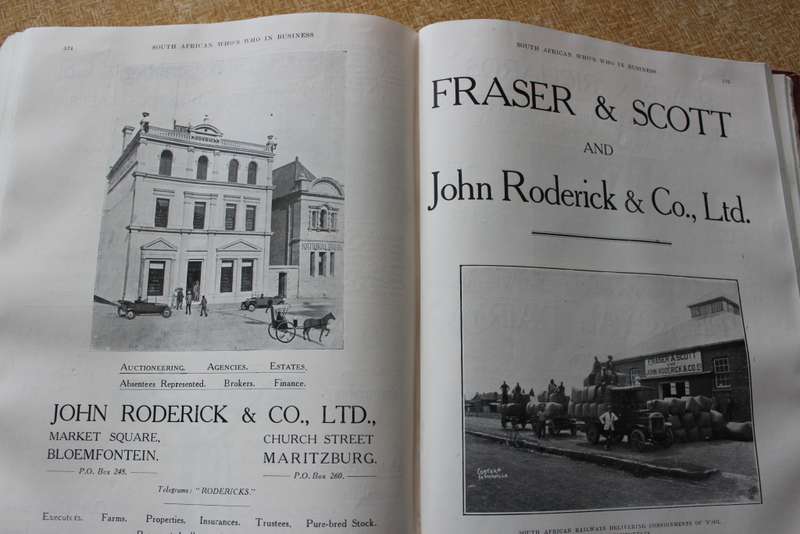 SOUTH AFRICAN WHO'S WHO.  Social and Business 1927-28.   (P)