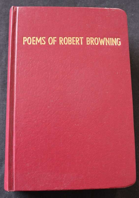 POEMS OF ROBERT BROWNING. Oxford Edition 1909.