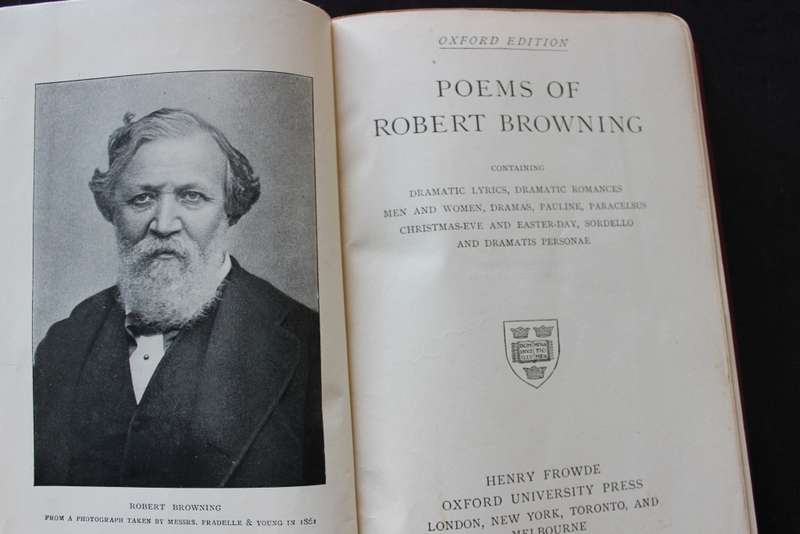 POEMS OF ROBERT BROWNING. Oxford Edition 1909.