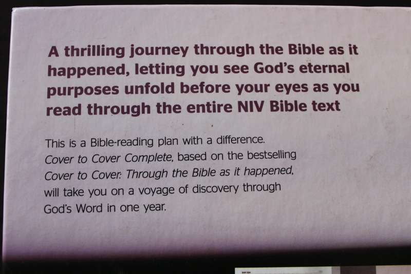 COVER TO COVER COMPLETE. Through the Bible as it happened.