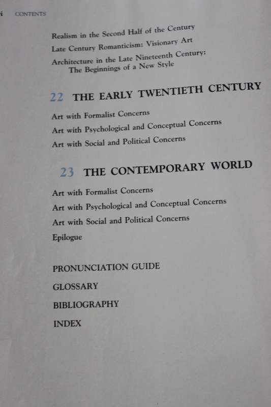 ART THROUGH THE AGES. Ninth Edition. Horst de la Croix, Tansey and Kirkpatrick.