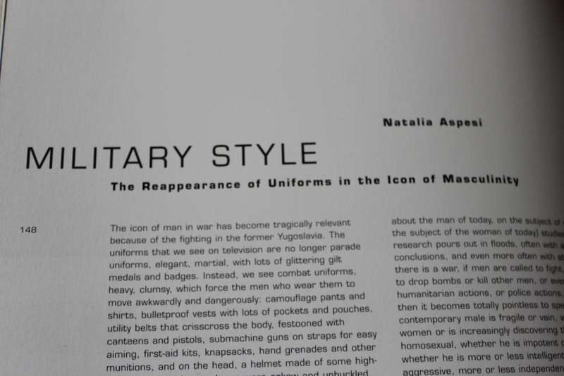 MATERIAL MAN. Edited by Giannino Malossi. (Masculine Images in Fashion)