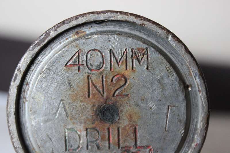 DUMMY AMMO. 40 mm N2 Drill Projectile. (Training only)