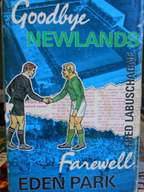 Goodbye Newlands Fairwell Eden Park - Fred Labuschagne
