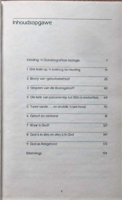 OM TE MAG TWYFEL ¿ n gelowige se reis deur Julian Muller