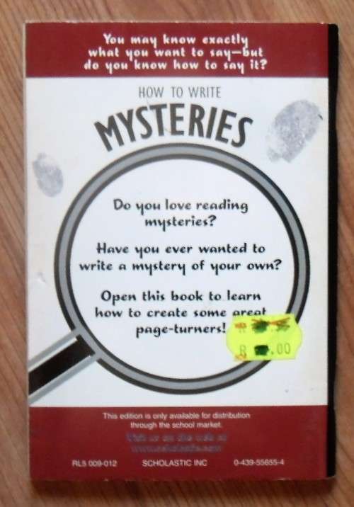 A WRITERS NOTEBOOK: HOW TO WRITE MYSTERIES by Joseph Merrick