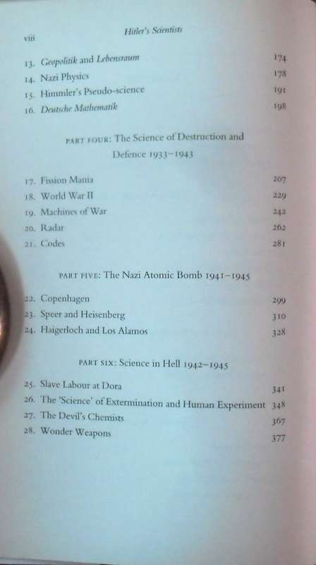 HITLER'S SCIENTISTS - SCIENCE, WAR AND THE DEVIL'S PACT by John Cornwell.R435