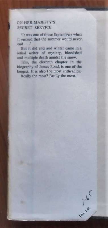 ON HER MAJESTYS SECRET SERVICE by Ian Fleming