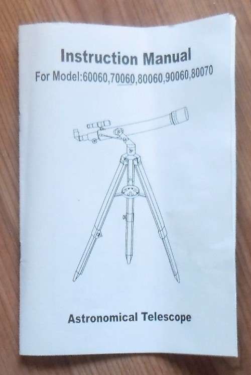 ASTRONOMICAL TELESCOPE MODEL STAR 70060