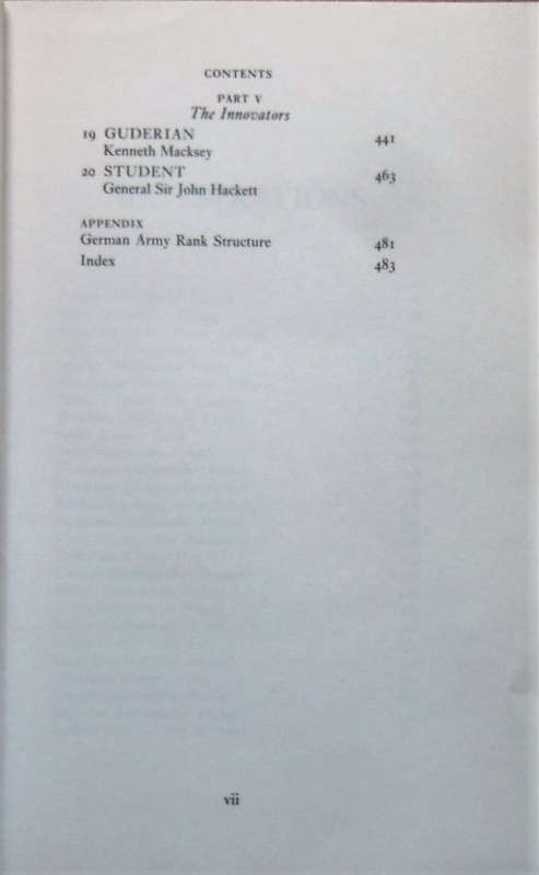 HITLERS GENERALS by Correlli Barnett (Editor)