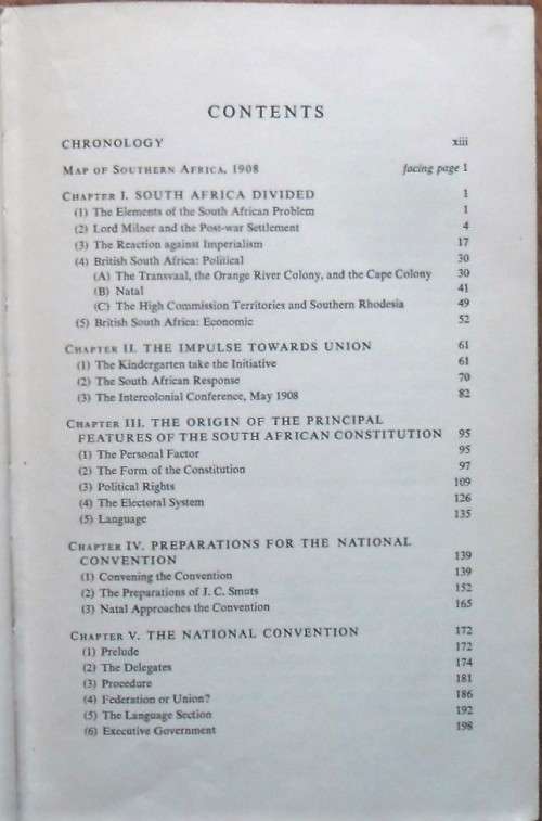 UNIFICATION OF SOUTH AFRICA 1902-1910 by L M Thompson