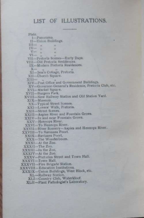 THE CITY OF PRETORIA AND DISTRICTS Official Guide 1913