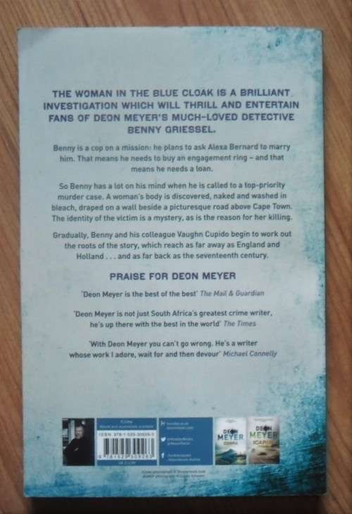 THE WOMAN IN THE BLUE CLOAK by Deon Meyer