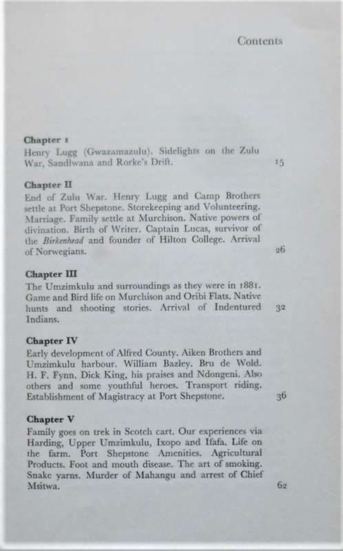 A NATAL FAMILY LOOKS BACK by H C Lugg