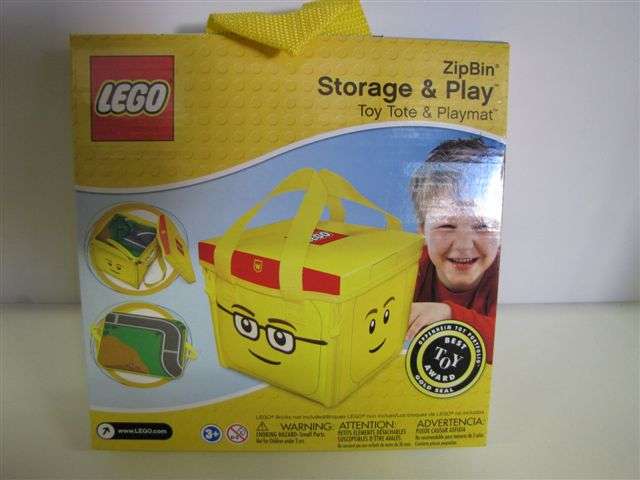 Zip Bin Lego Basket & Playmat