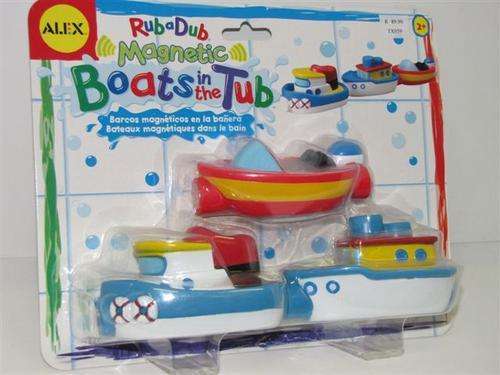 Alex magnetic boats in the tub bath toys