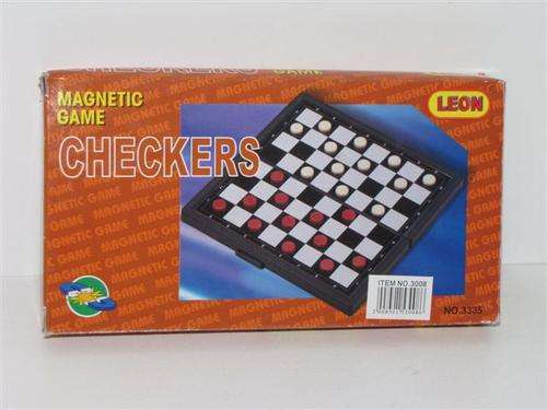 Magnetic Checkers Game