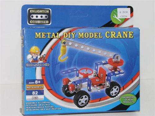 Metal DIY Model with 82 pieces for age 8 and up - Crane