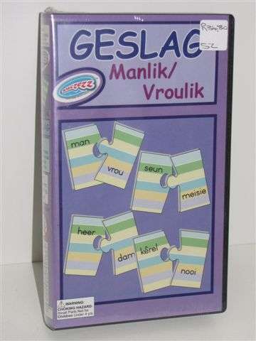 Geslag manlik/vroulik