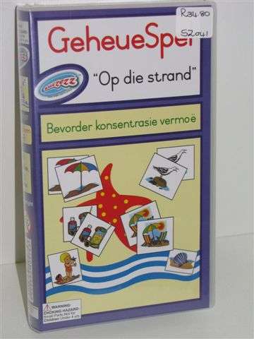 Geheuespel op die strand