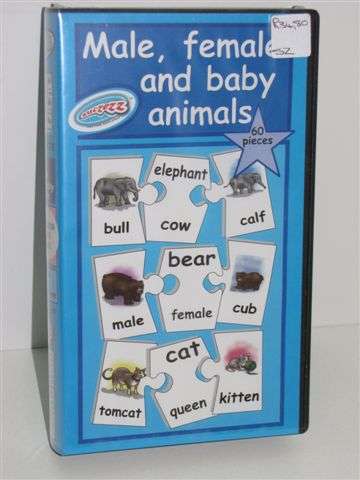 Male, female and baby animals