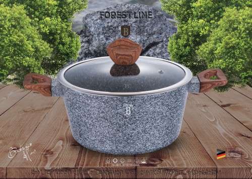 Berlinger Haus 28cm Marble Coating Forest Line Casserole with Lid